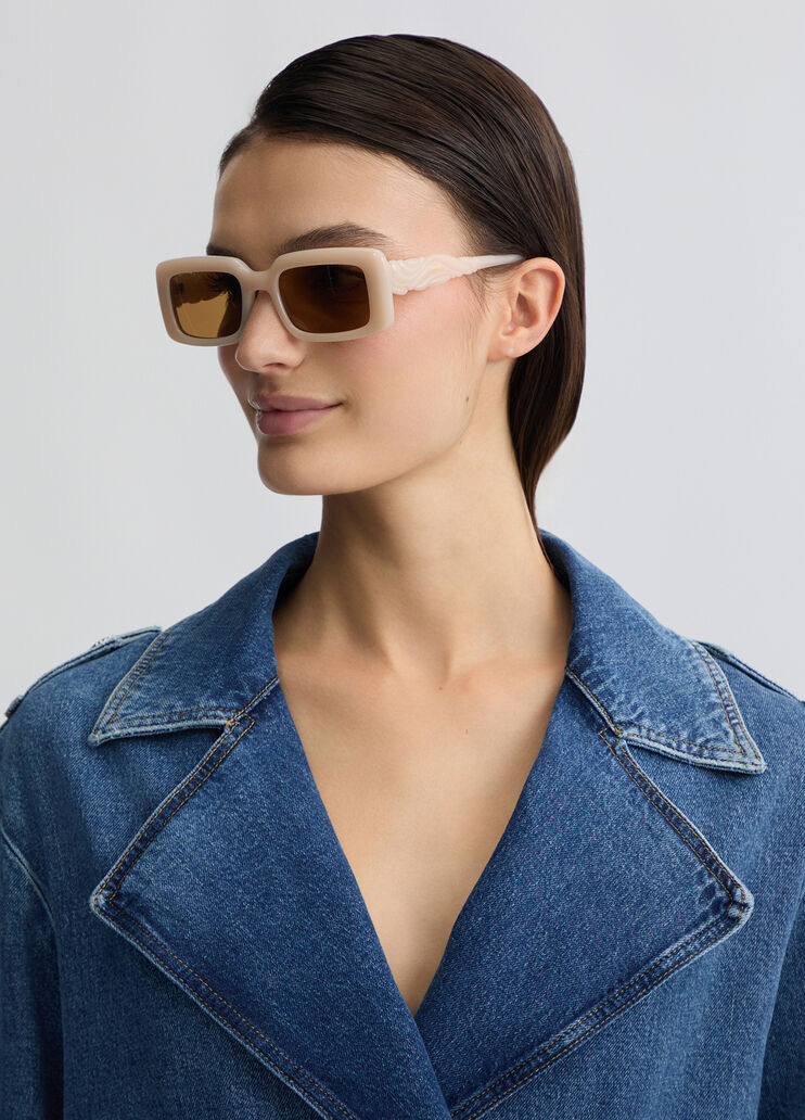 Rectangular sunglasses nude Liu Jo - large image number 0