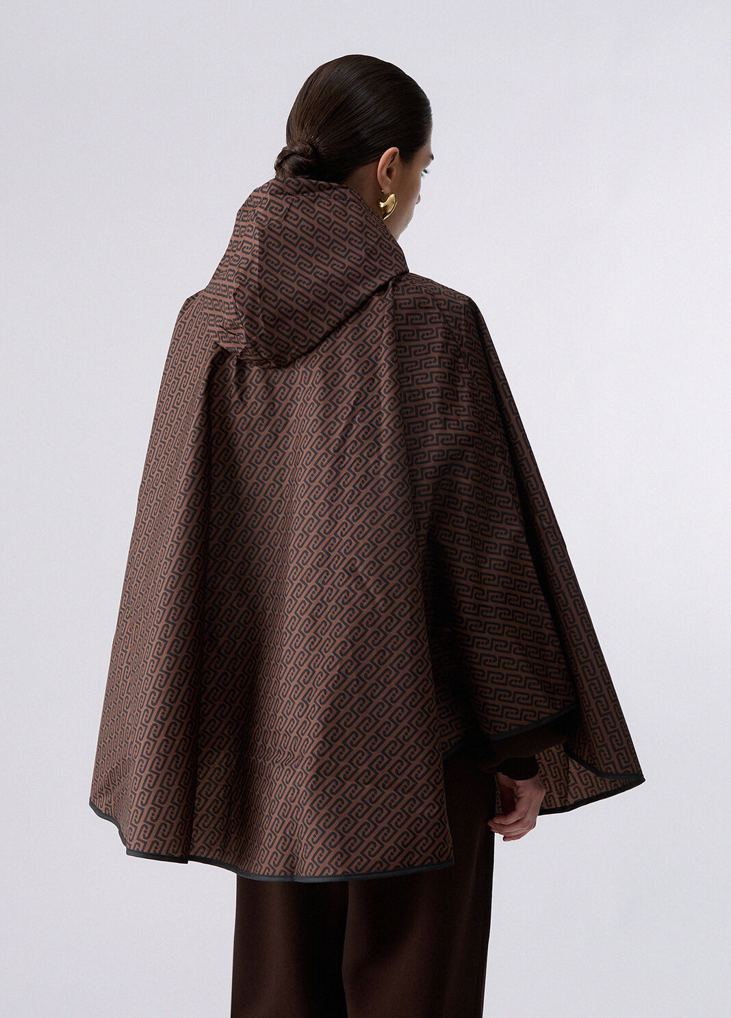 Animal Print Packable Poncho brown/monogram Liu Jo - large image number 1