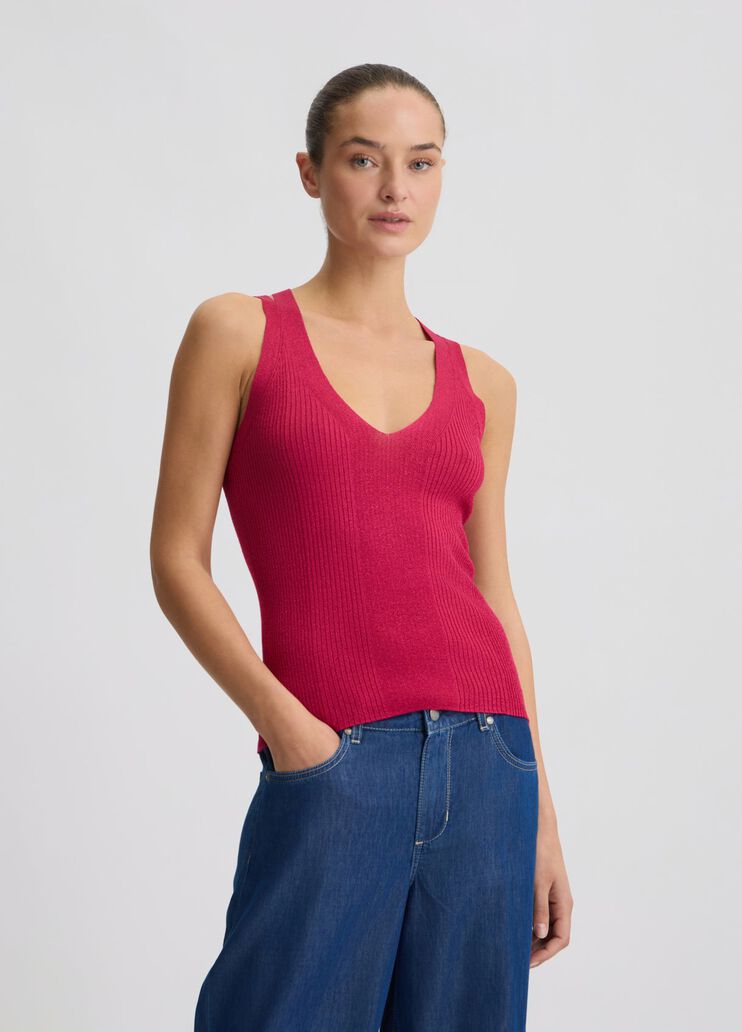 Lurex® knit top  pink Liu Jo - medium Lurex® knit top  pink Liu Jo - medium