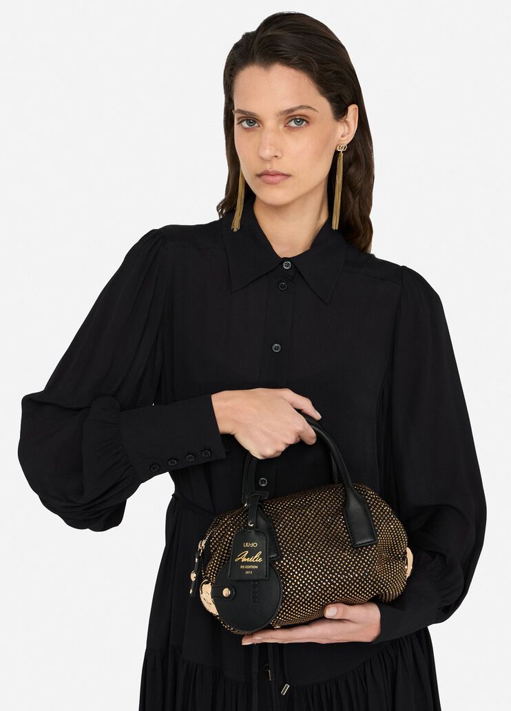 Small bag with rhinestone detailing black Liu Jo - medium Small bag with rhinestone detailing black Liu Jo - medium
