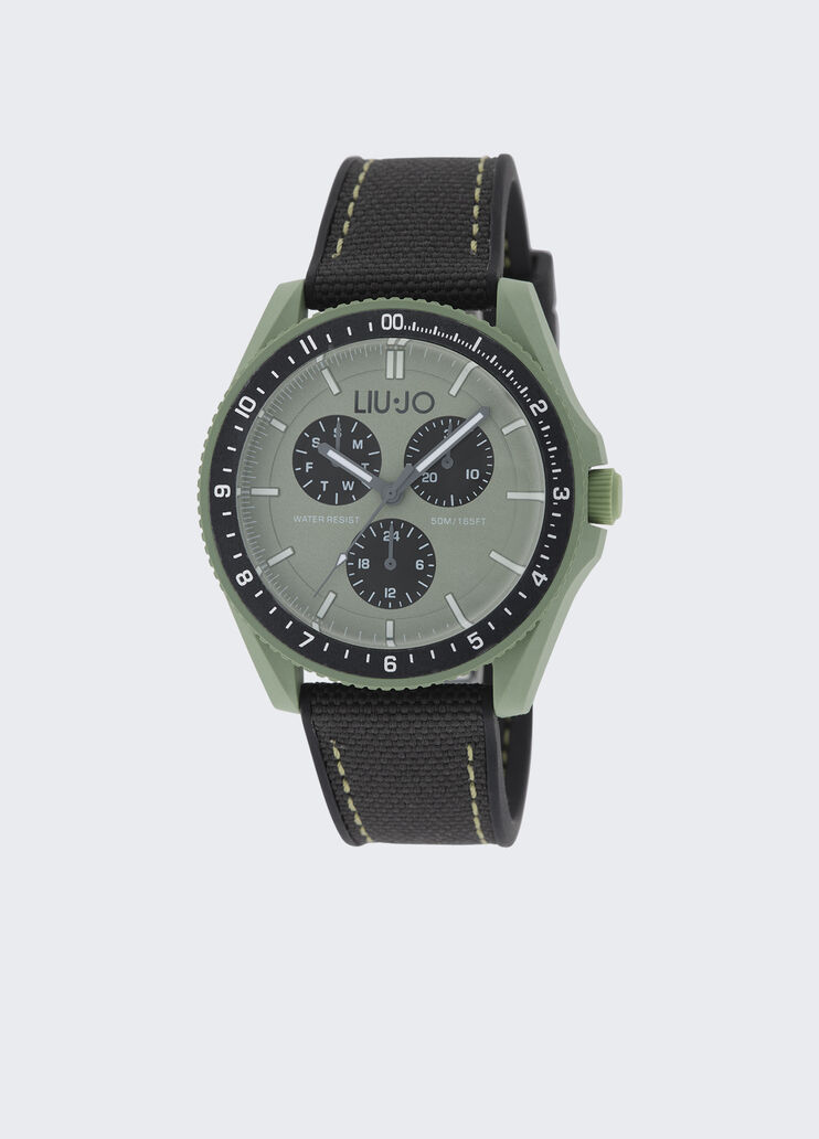 Herrenuhr mit Chronograph schwarz Liu Jo - medium Herrenuhr mit Chronograph schwarz Liu Jo - medium