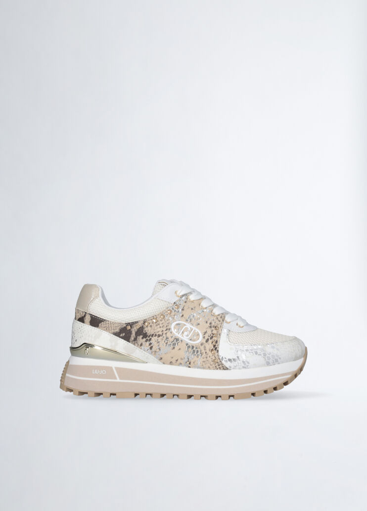 Python-print sneakers beige Liu Jo - medium Python-print sneakers beige Liu Jo - medium