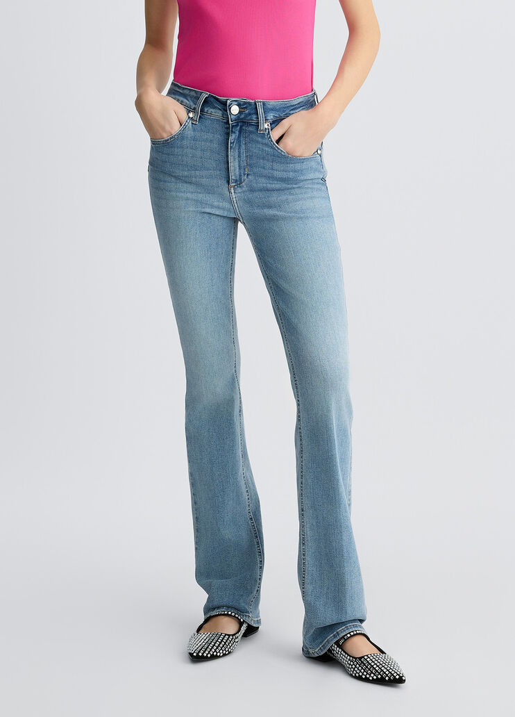 High-rise bootcut jeans Blue denim Liu Jo - large image number 0 High-rise bootcut jeans Blue denim Liu Jo - large image number 0