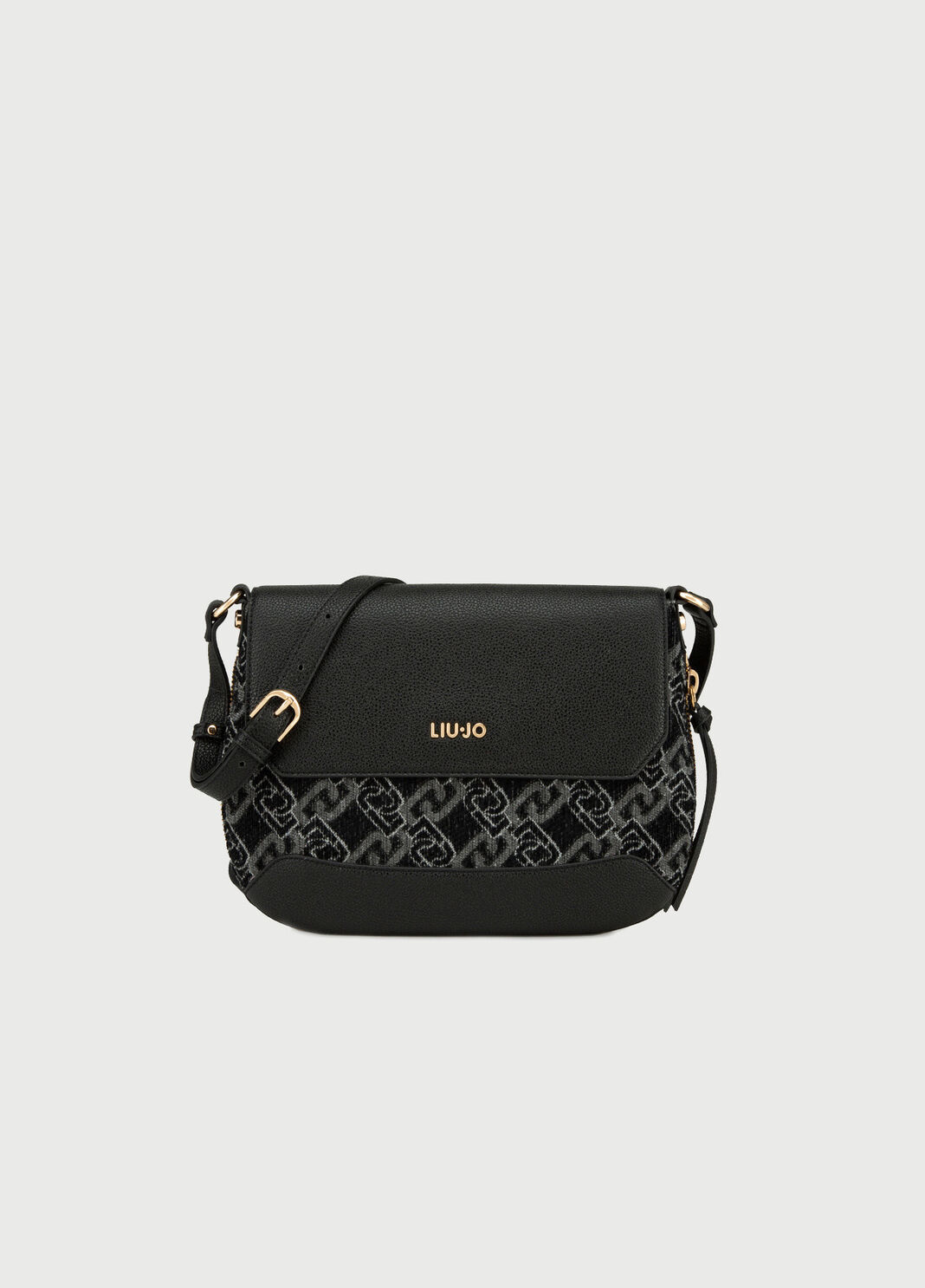 Umh&auml;ngetasche aus Jacquard Schwarz Liu Jo - large image number 0