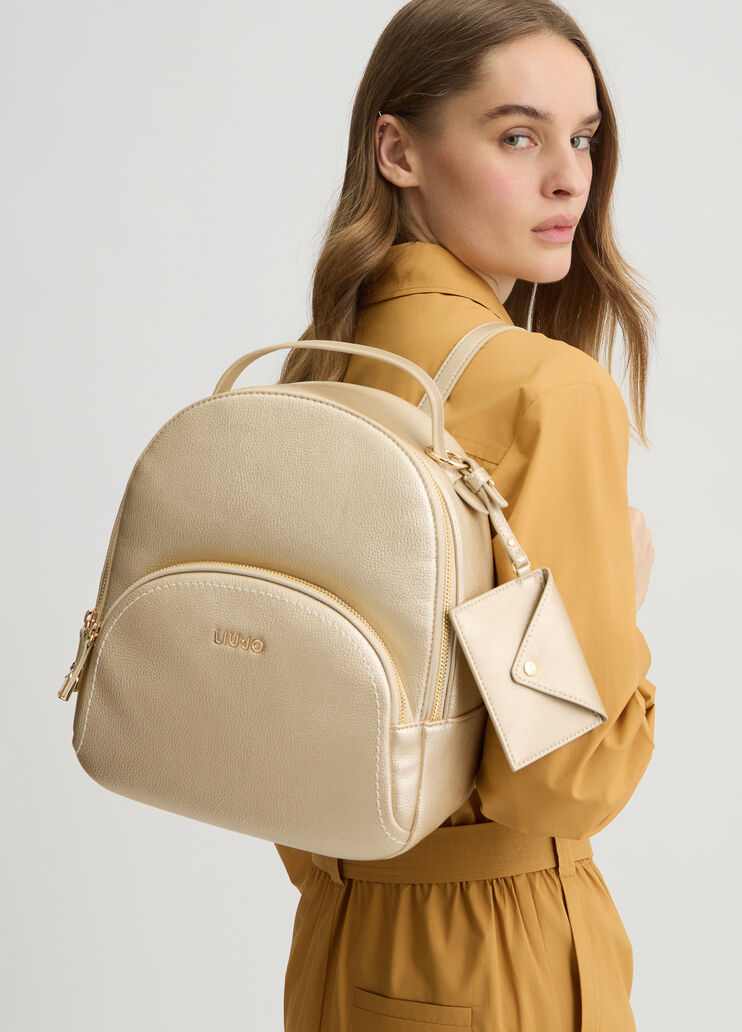 Rucksack with clutch bag gold-colour Liu Jo - medium Rucksack with clutch bag gold-colour Liu Jo - medium
