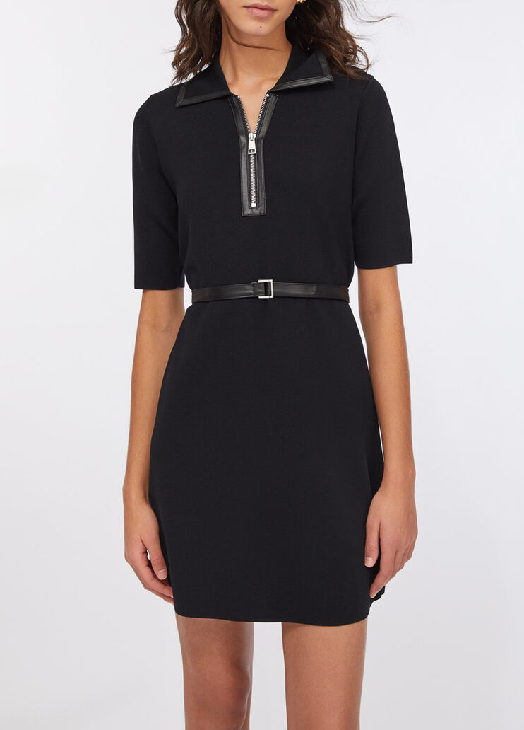 Dress in knit with belt black Liu Jo - medium