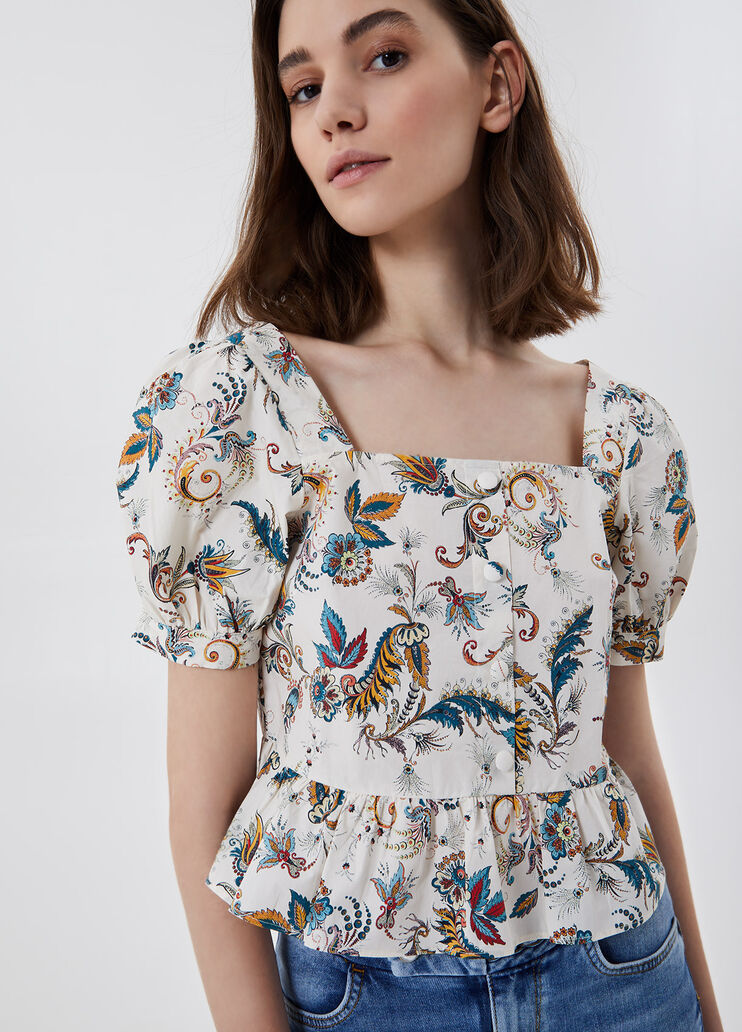 Top con volants Paisley Liu Jo - large image number 2 Top con volants Paisley Liu Jo - large image number 2