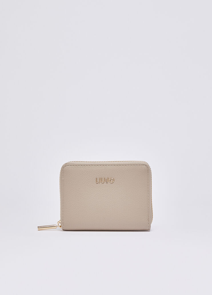 Small wallet with zip white Liu Jo - medium