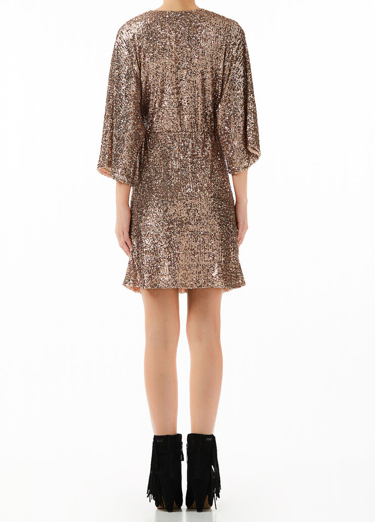 Короткое платье с пайетками Шампань/пайетки Liu Jo - large image number 1