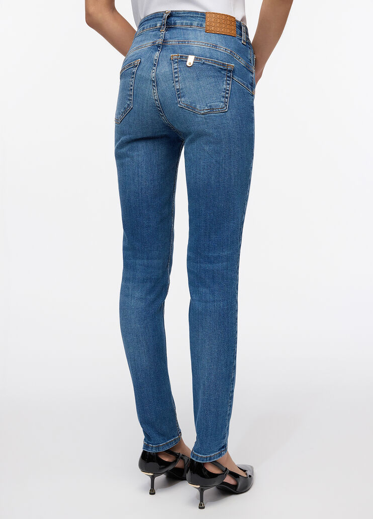 High-rise skinny jeans light denim Liu Jo - large image number 1