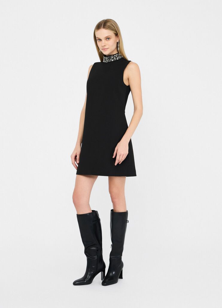 Dress with gemstones black Liu Jo - medium Dress with gemstones black Liu Jo - medium