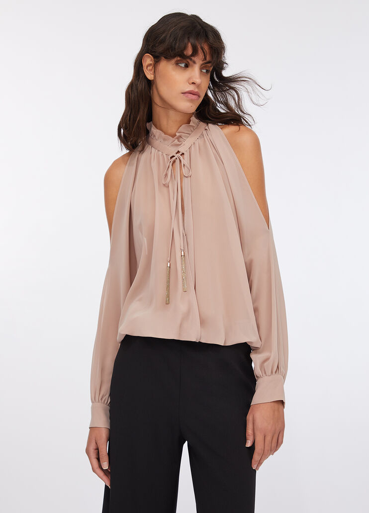 Bluse aus Georgette Hellrosa Liu Jo - medium Bluse aus Georgette Hellrosa Liu Jo - medium