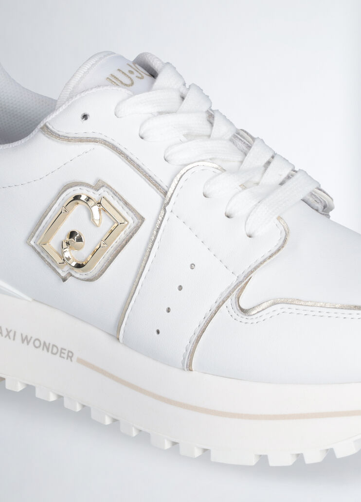 Leather platform sneakers white Liu Jo - large image number 5 Leather platform sneakers white Liu Jo - large image number 5