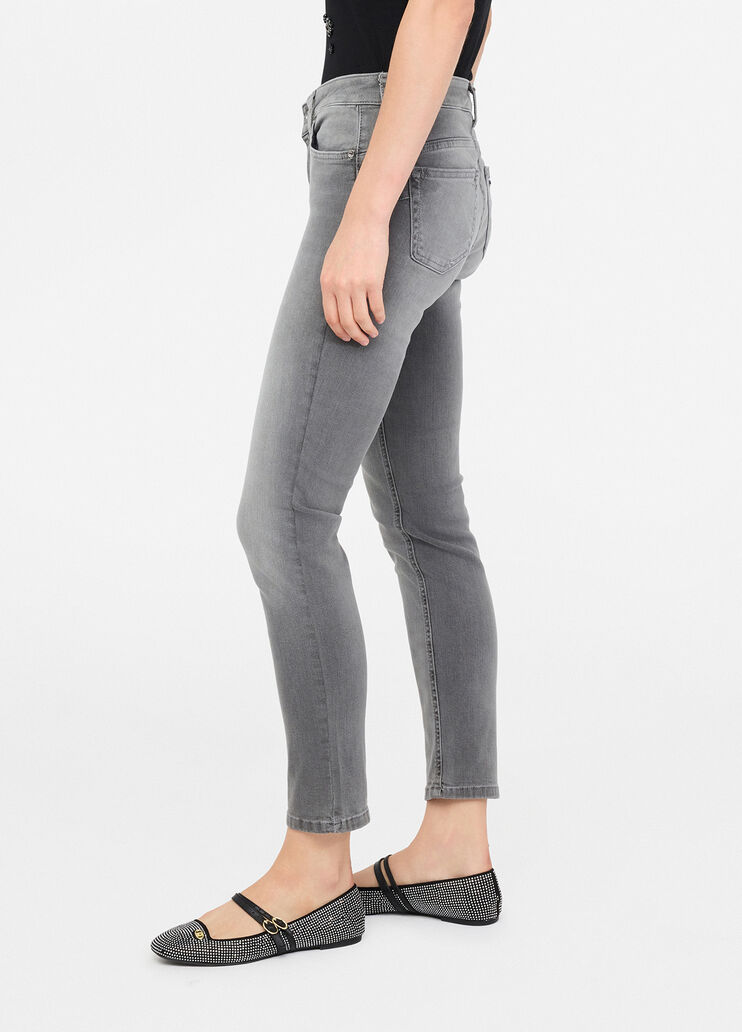 High-rise skinny jeans grey denim Liu Jo - large image number 2 High-rise skinny jeans grey denim Liu Jo - large image number 2
