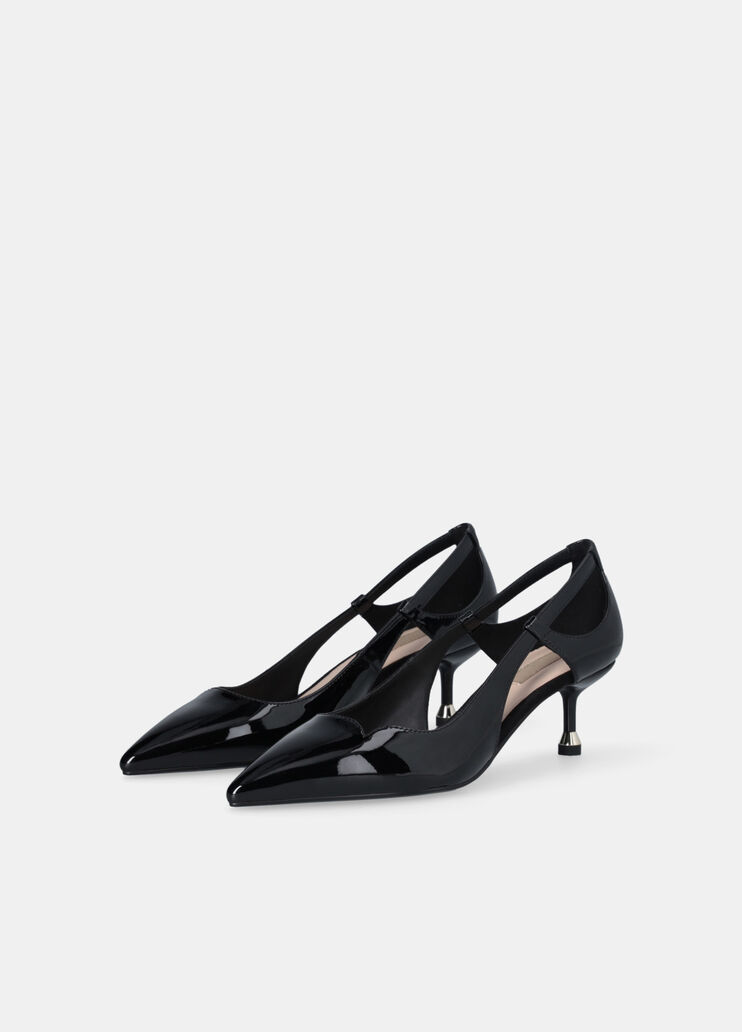 Lackpumps mit Cut-out Schwarz Liu Jo - large image number 1 Lackpumps mit Cut-out Schwarz Liu Jo - large image number 1
