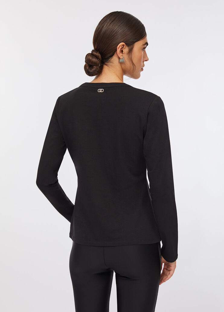T-Shirt Liu Jo Better Schwarz Liu Jo - large image number 1
