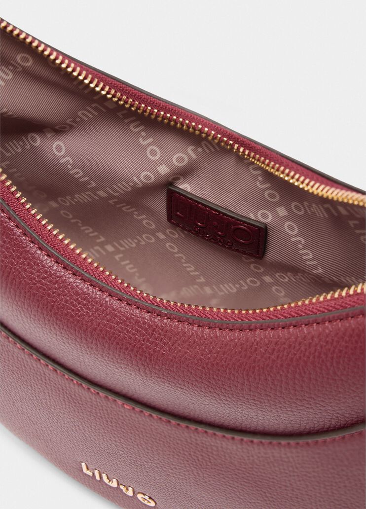 Sac porté épaule format moyen avec charm rouge Liu Jo - large image number 6