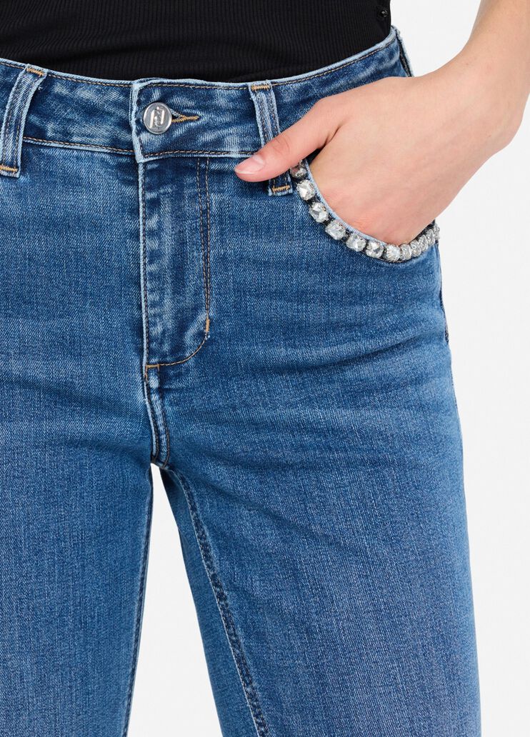 High-rise flared jeans light blue denim Liu Jo - large image number 2 High-rise flared jeans light blue denim Liu Jo - large image number 2