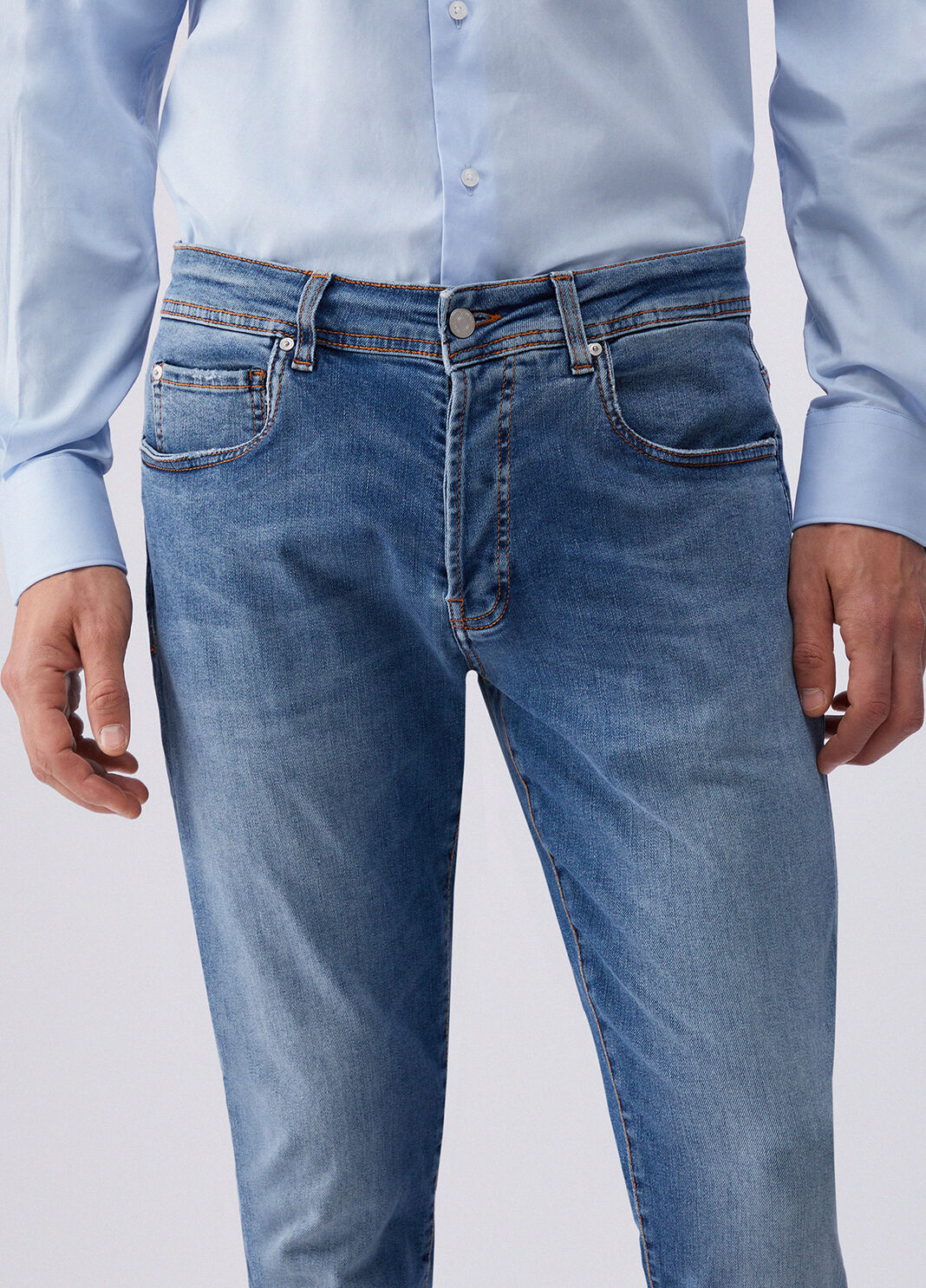 Slim fit jeans blue denim Liu Jo - large image number 4