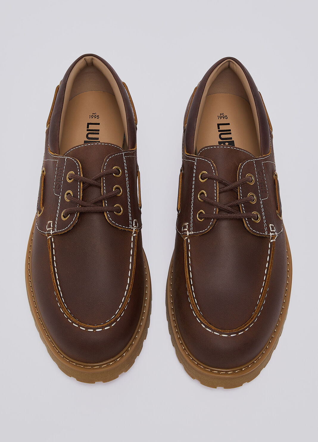 Mocassins en cuir marron Liu Jo - large image number 4