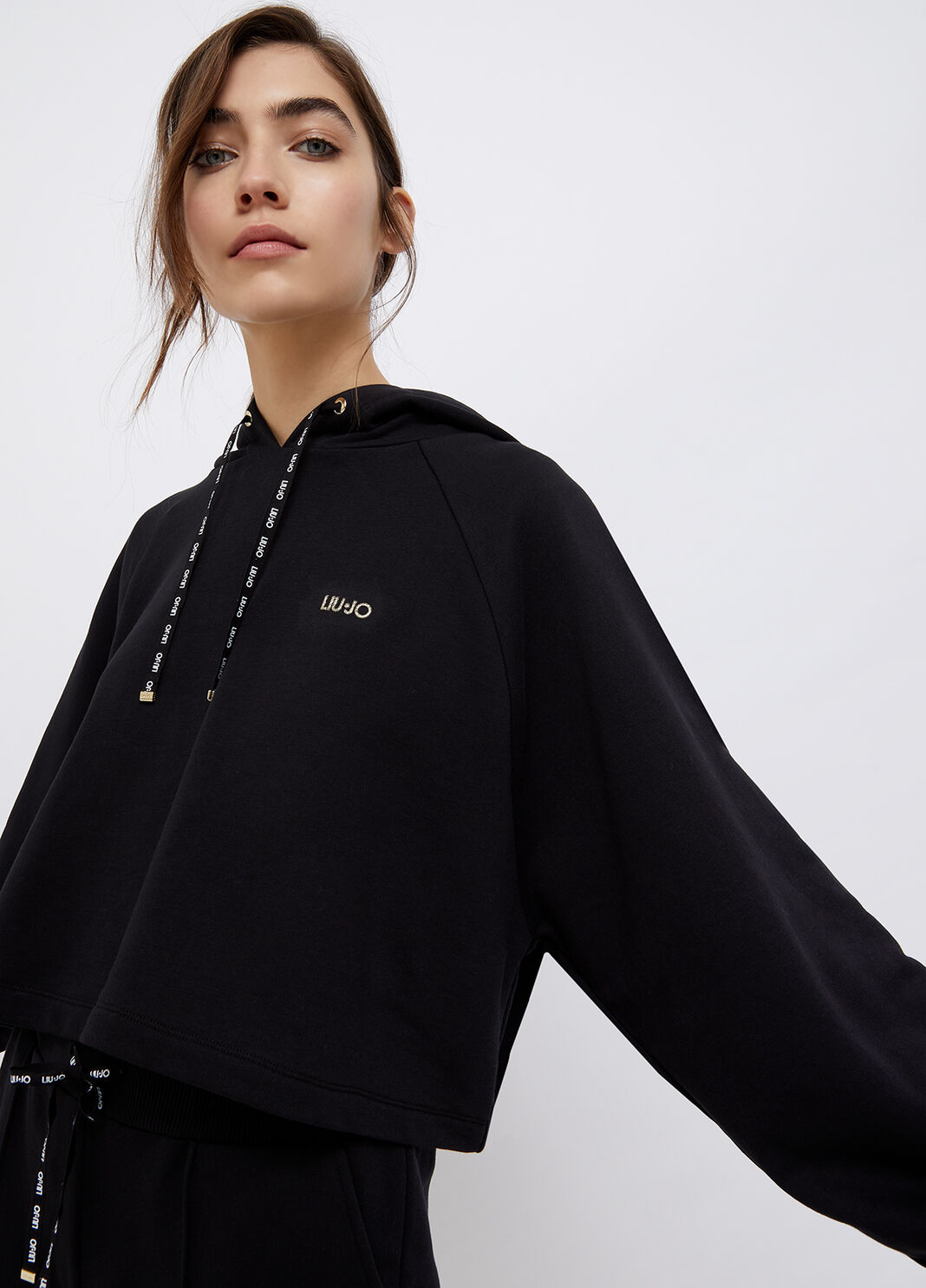 Hooded sweatshirt black Liu Jo - large image number 2