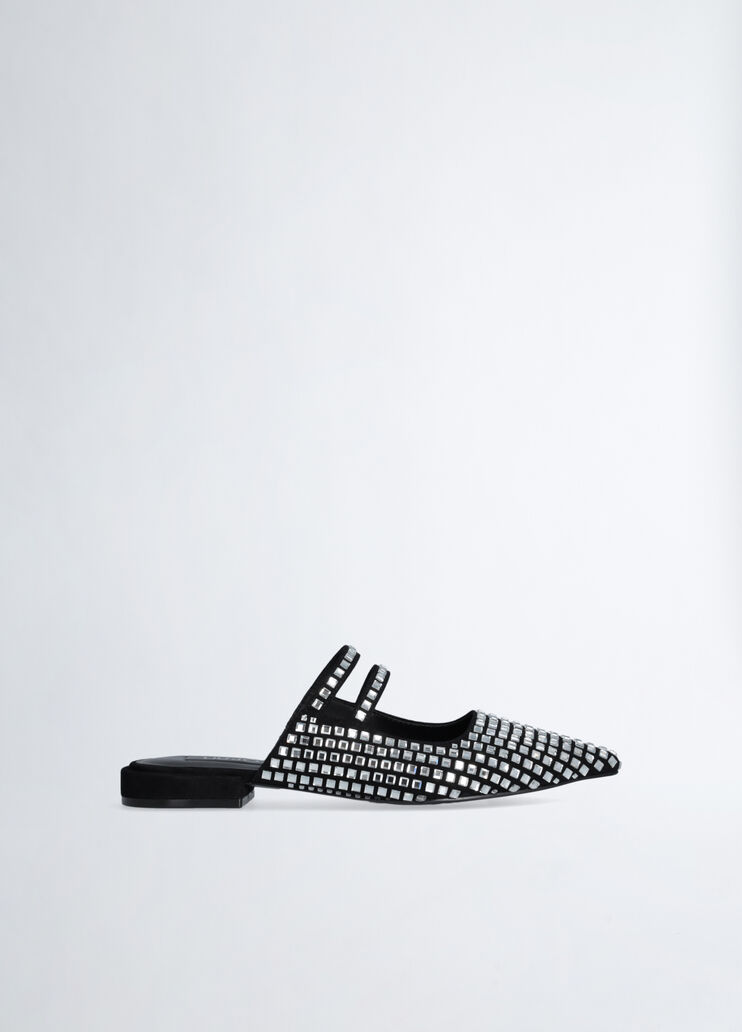 Mules con strass negro Liu Jo - medium