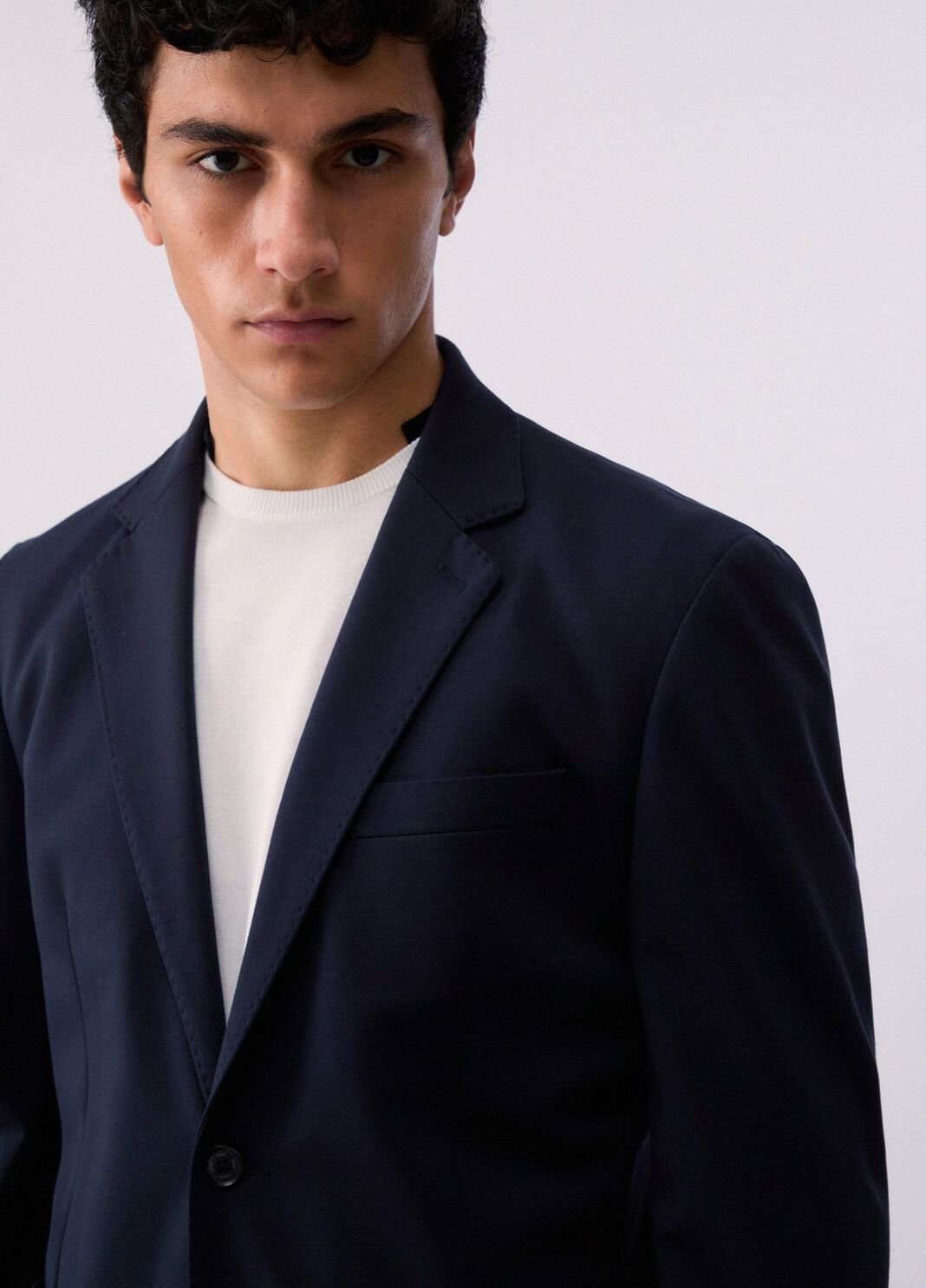 Blazer aus Jersey Dunkelblau Liu Jo - large image number 4