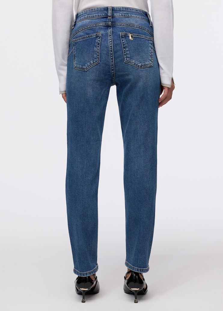 High-rise skinny jeans blue denim Liu Jo - large image number 1