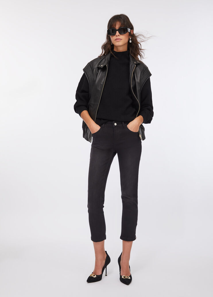 Wool and cashmere sweater black Liu Jo - large image number 5