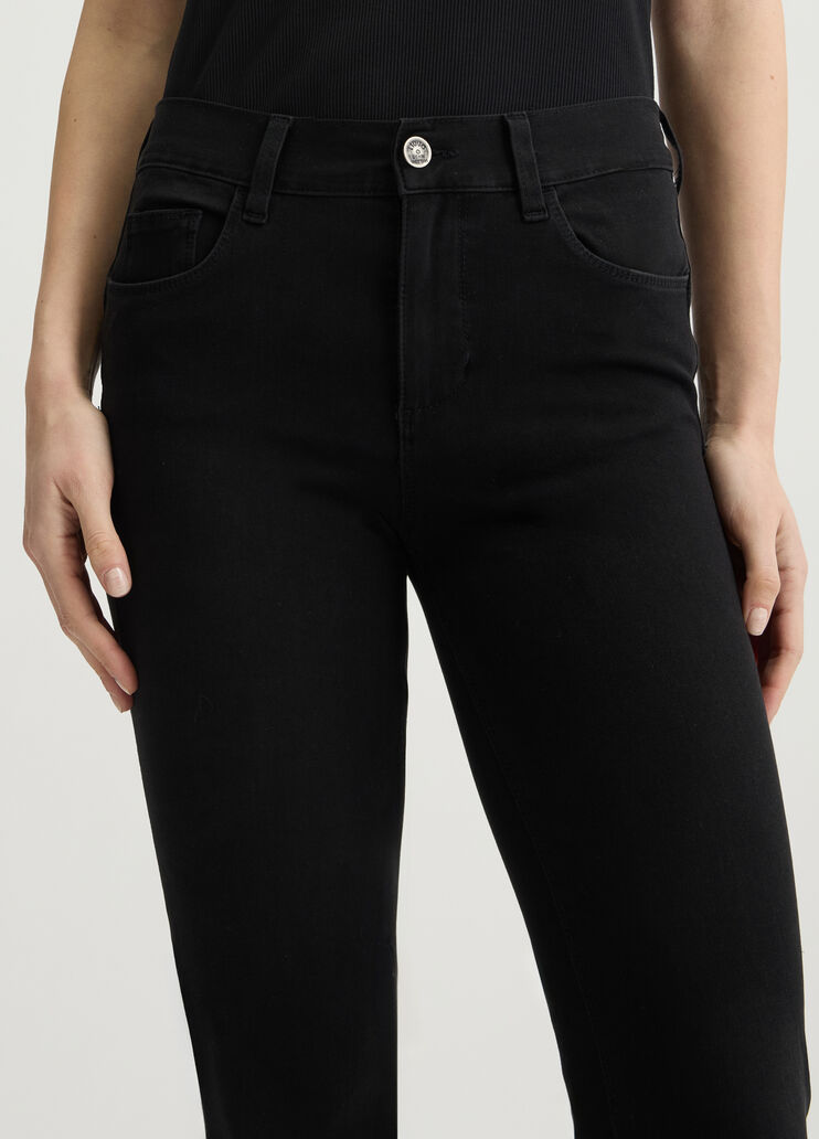 High-rise bootcut jeans black denim Liu Jo - large image number 2 High-rise bootcut jeans black denim Liu Jo - large image number 2