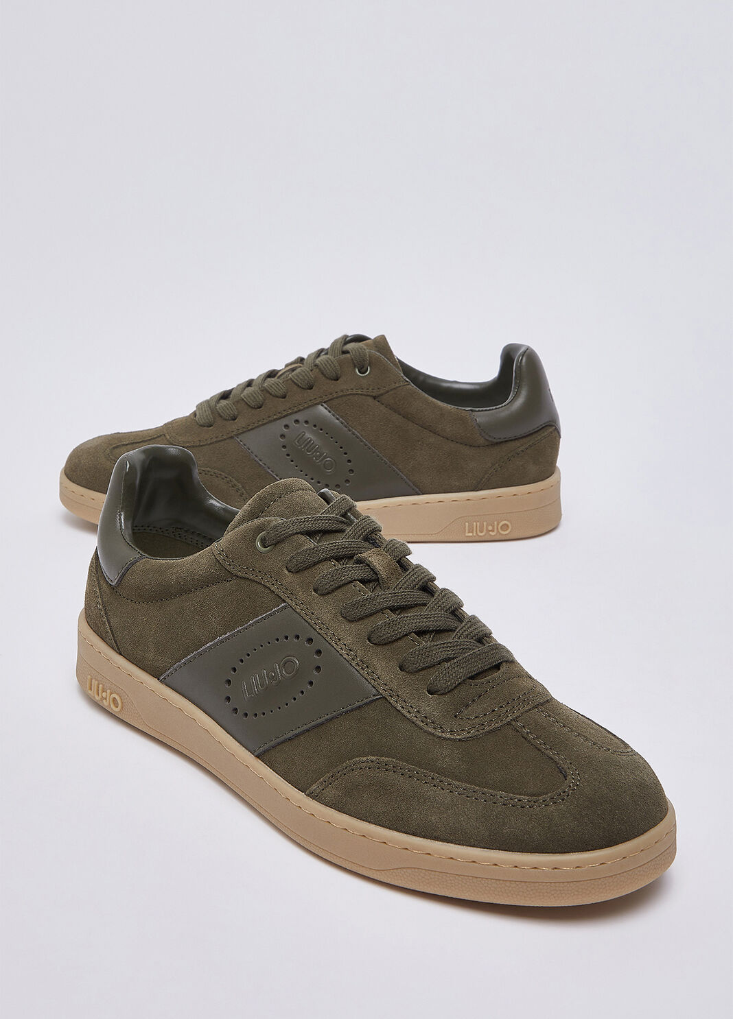 Herren-Sneaker aus Wildleder Moosgr&uuml;n Liu Jo - large image number 6
