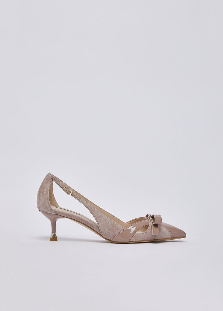 Suede cut-out pumps powder pink Liu Jo - medium
