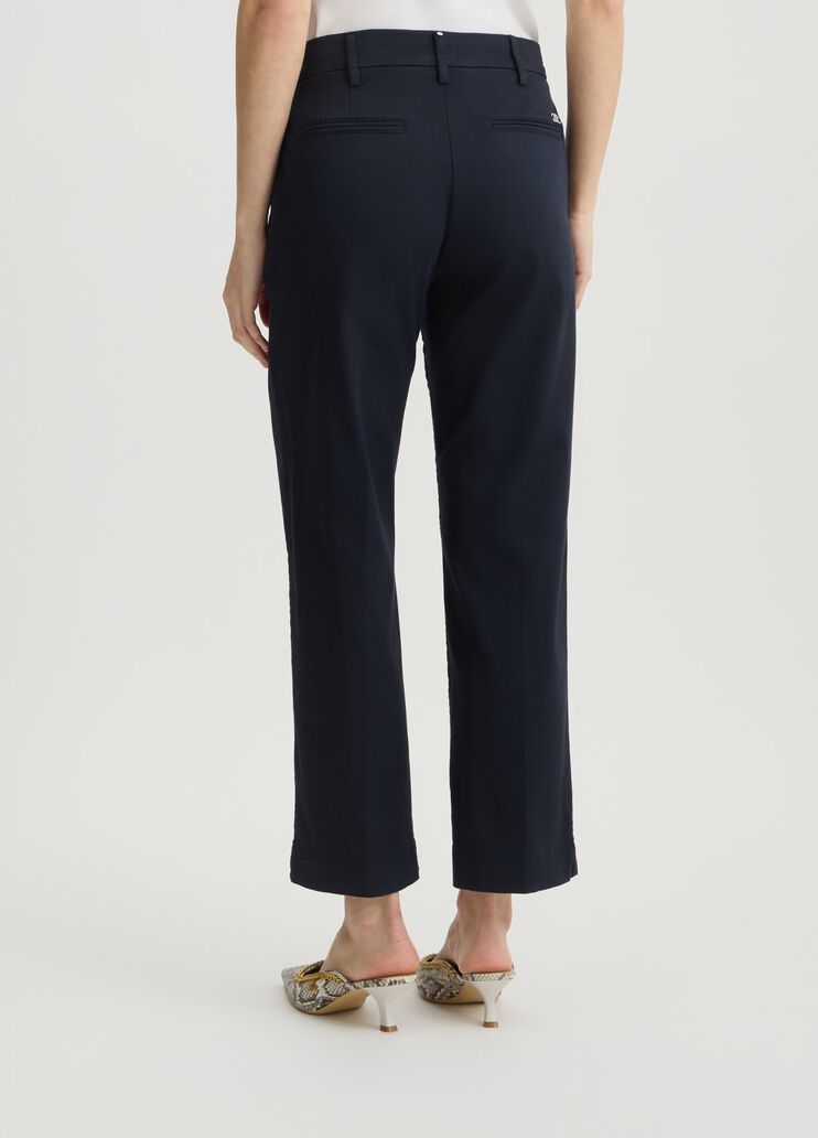 Cropped chinos navy blue Liu Jo - large image number 1 Cropped chinos navy blue Liu Jo - large image number 1