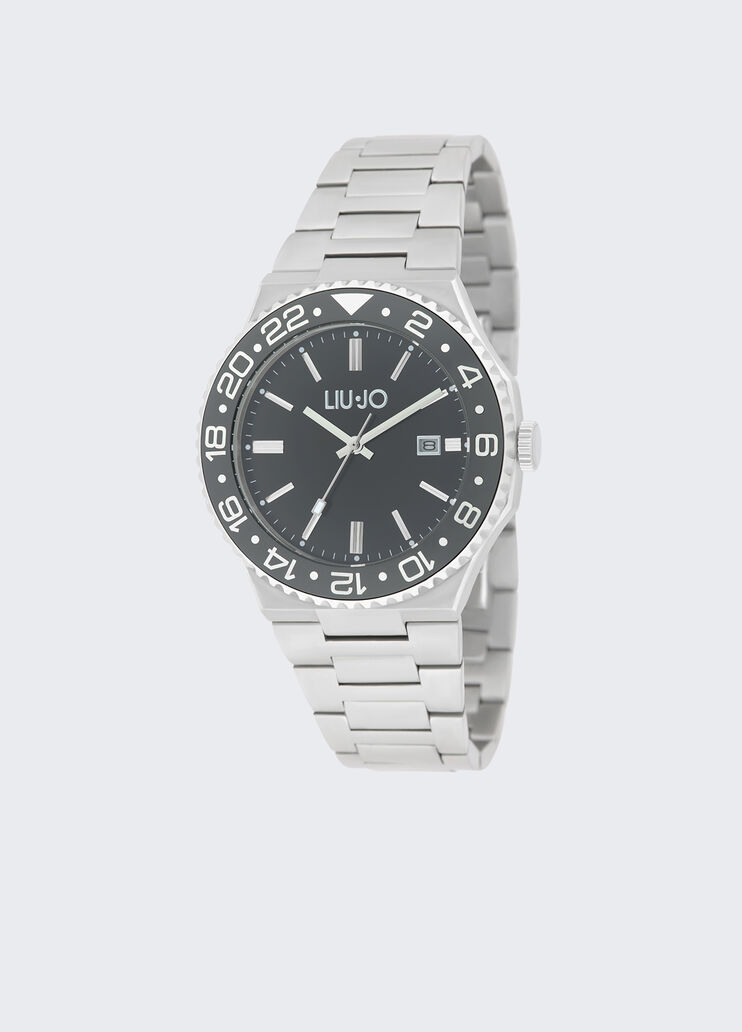 Orologio Uomo Liu Jo TLJ813, Quarzo, Cassa Acciaio 40mm, Quadrante Blu, Cinturino Acciaio, Impermeabile 5 ATM