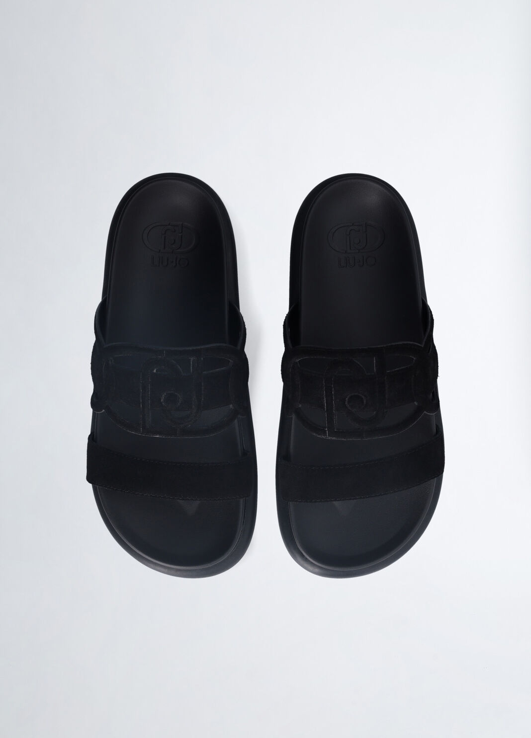 Mules avec maxi logo noir Liu Jo - large image number 6