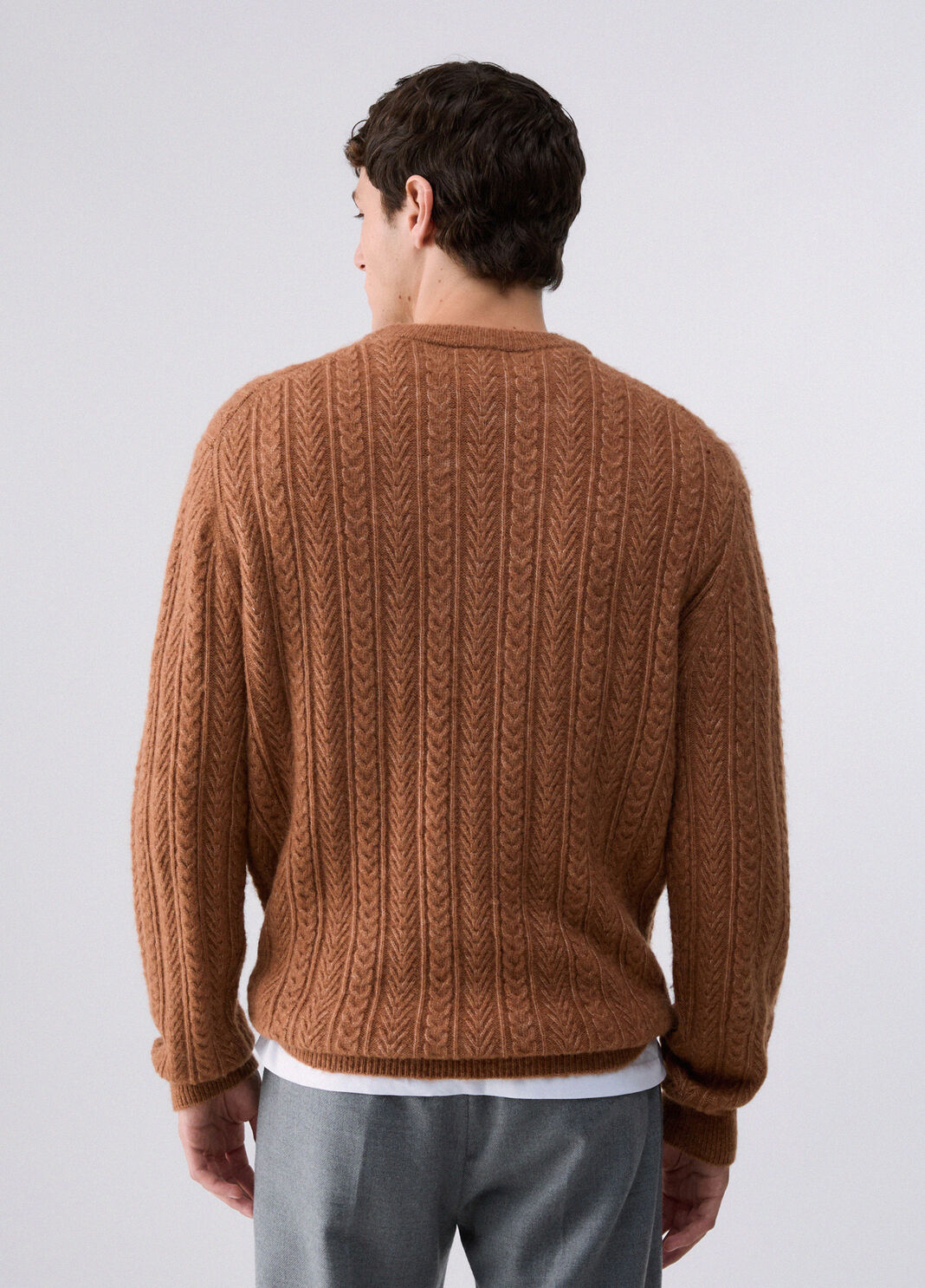 Pull en laine et alpaga beige Liu Jo - large image number 1