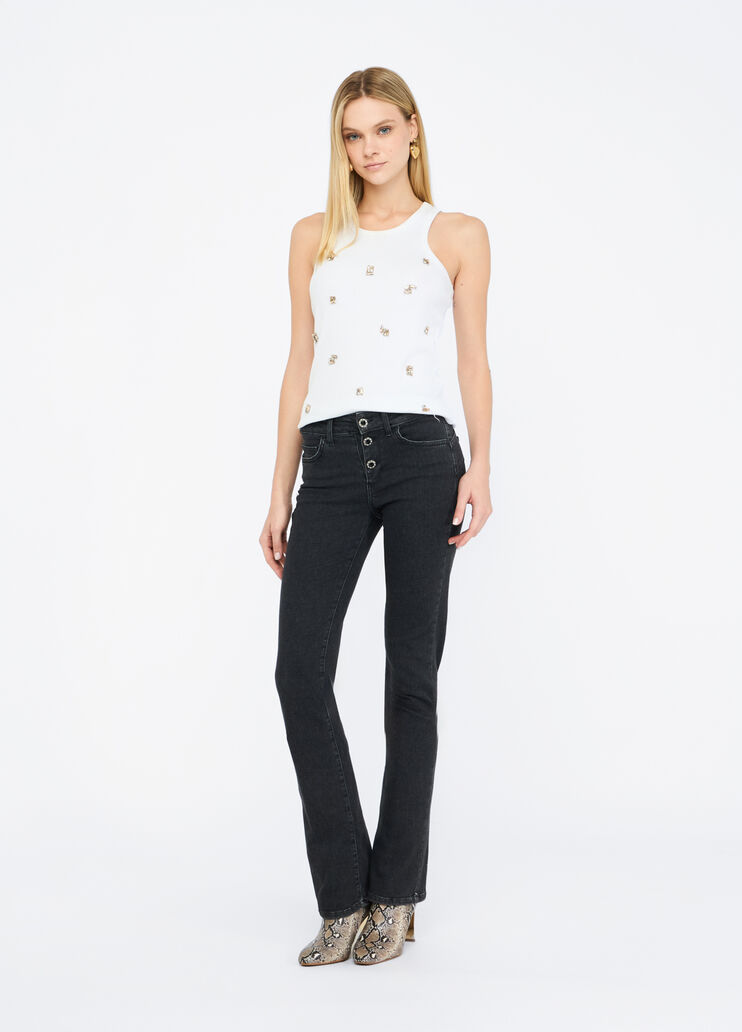 Bootcut Bottom Up jeans grey denim Liu Jo - medium Bootcut Bottom Up jeans grey denim Liu Jo - medium