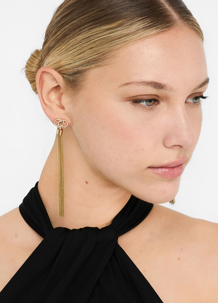 Earrings with metal tassels gold Liu Jo - medium Earrings with metal tassels gold Liu Jo - medium