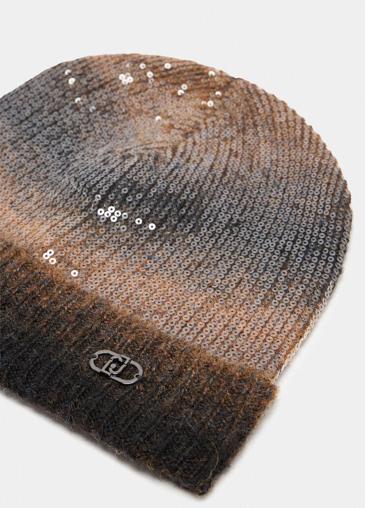 Dégradé wool-blend hat brown Liu Jo - large image number 3