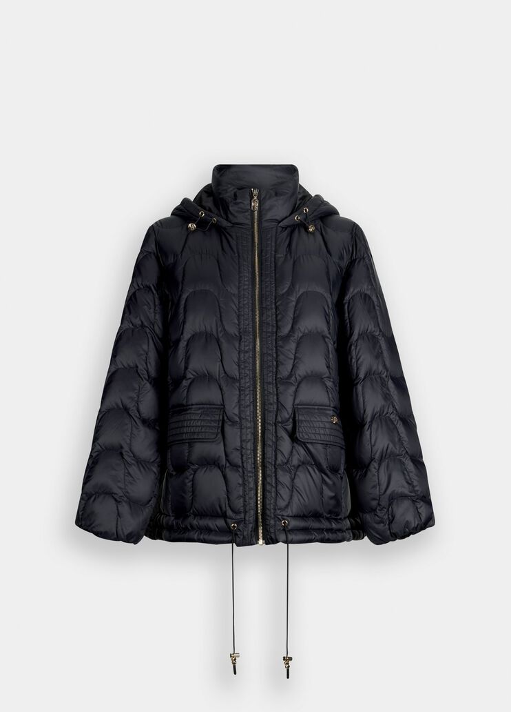 Quilted nylon short coat black Liu Jo - large image number 6