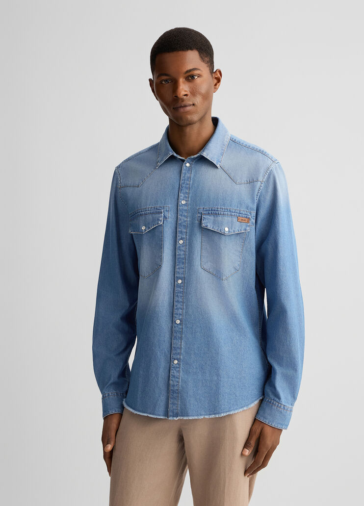 Denim shirt blue denim Liu Jo - medium Denim shirt blue denim Liu Jo - medium