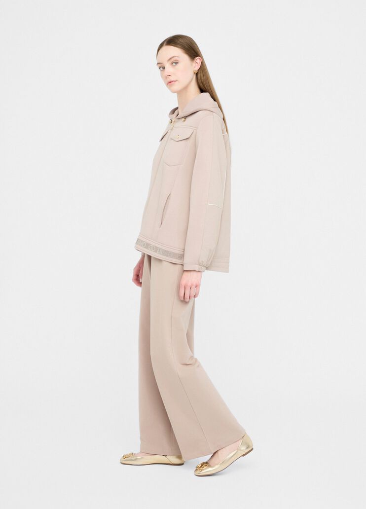 Veste en néoprène et nylon champagne Liu Jo - large image number 3