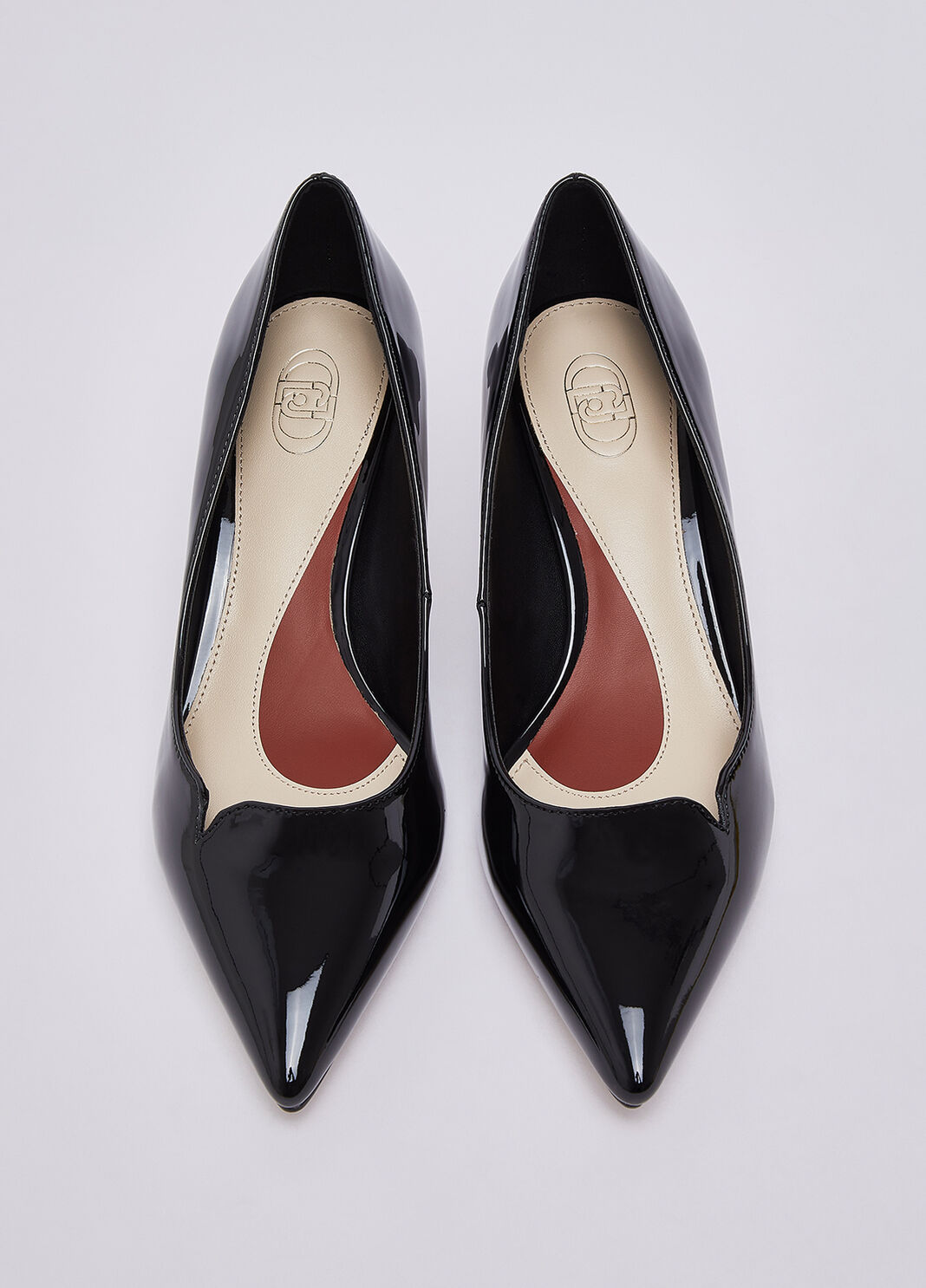 Pumps aus Lackleder mit Absatz niedrig Schwarz Liu Jo - large image number 3