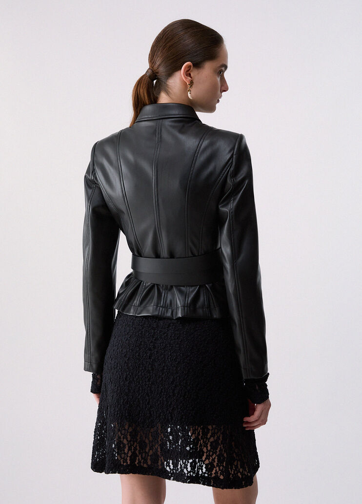 Jacket with Belt black Liu Jo - medium
