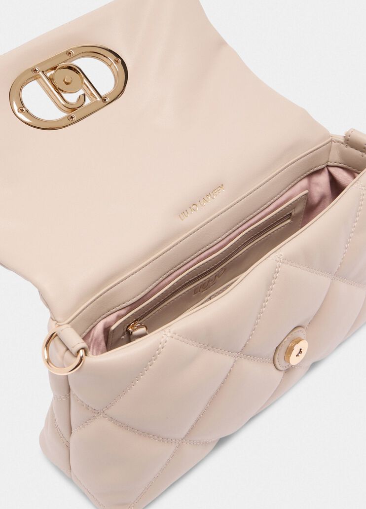 Medium quilted LaPuffy bag beige Liu Jo - large image number 6