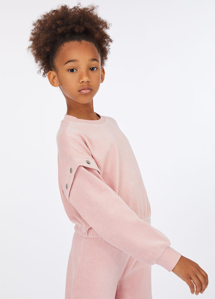 Sweat en velours rose Liu Jo - medium Sweat en velours rose Liu Jo - medium