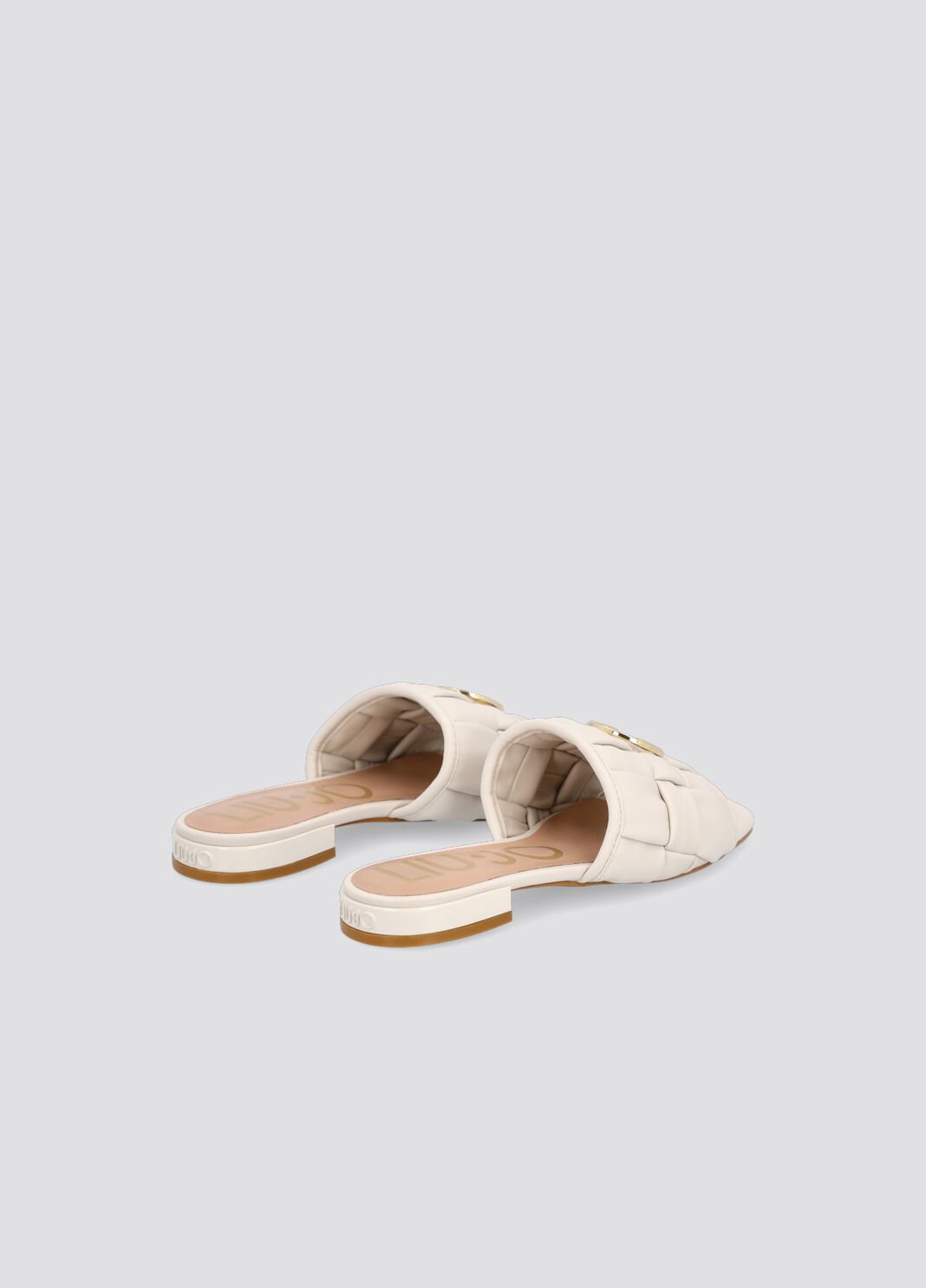 Flat braided sandals Milk white Liu Jo - large image number 2