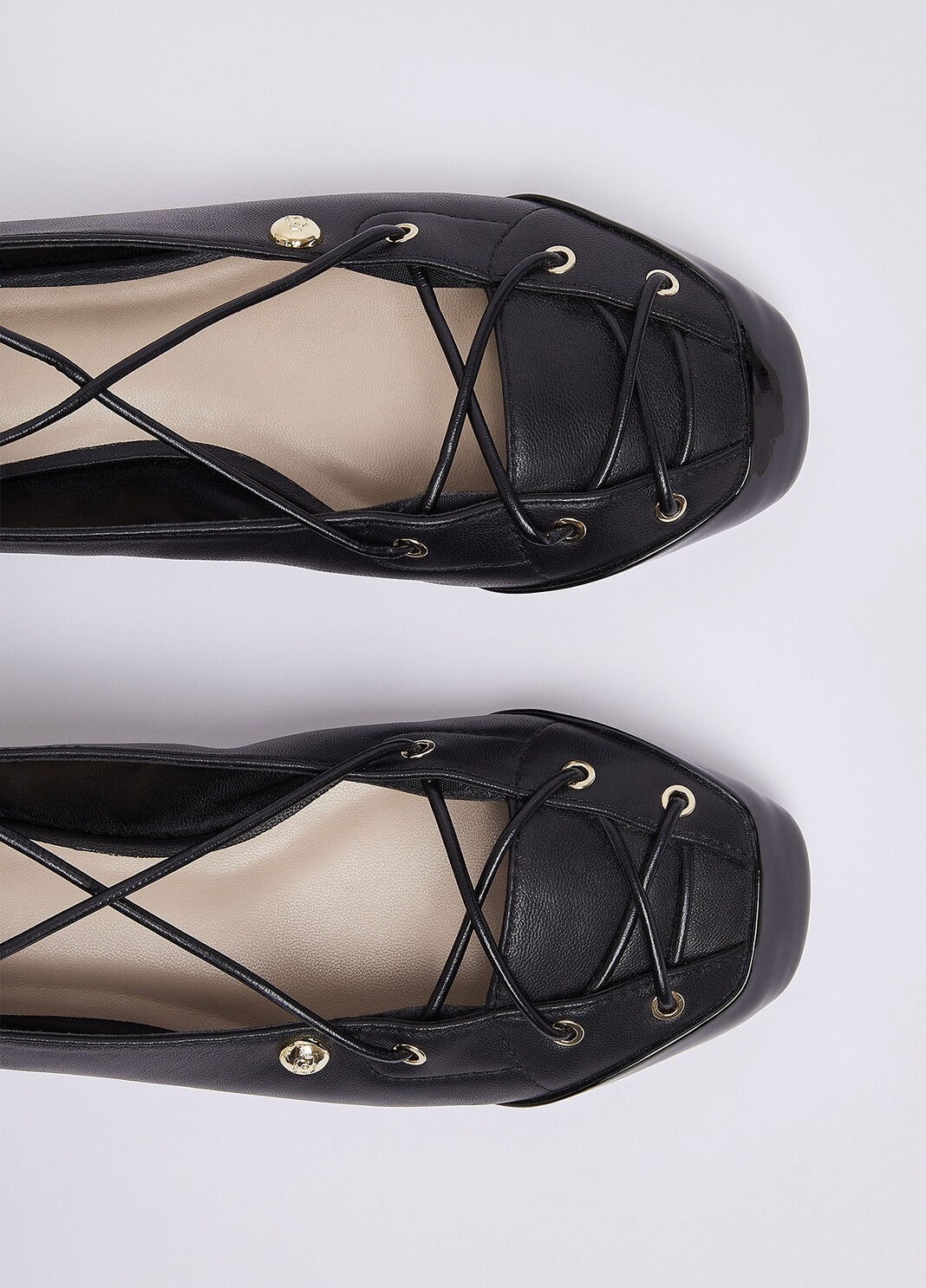 Ballerine lace-up nero Liu Jo - large image number 6