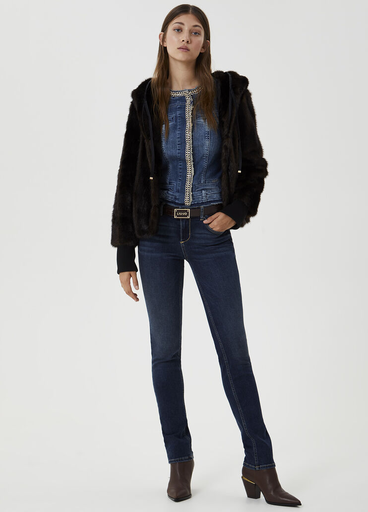 Slim fit jeans  Blue Liu Jo - large image number 3 Slim fit jeans  Blue Liu Jo - large image number 3
