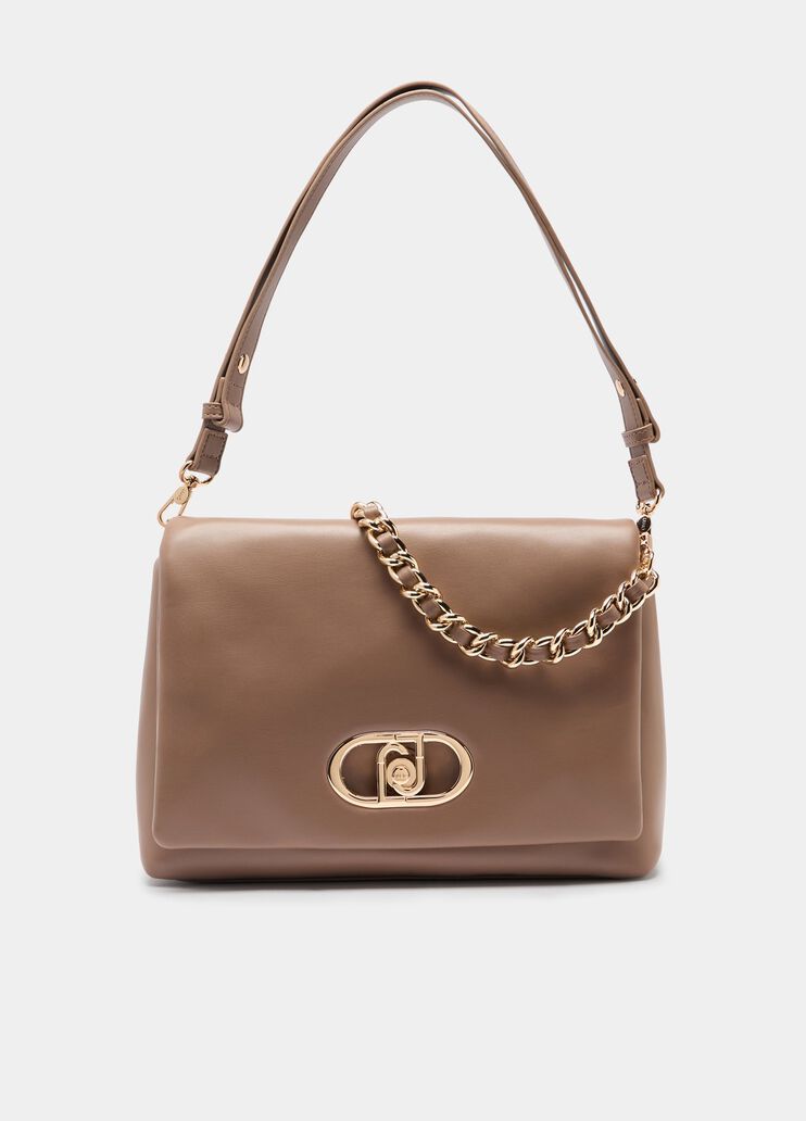 Large LaPuffy bag mocha Liu Jo - medium